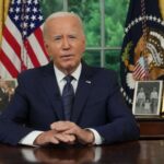 Biden delivers first White House speech after exiting race