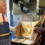 McDonald’s says it’s not political after Trump visit